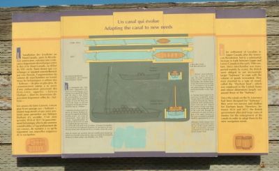 Adapting the canal to new needs Marker image. Click for full size.