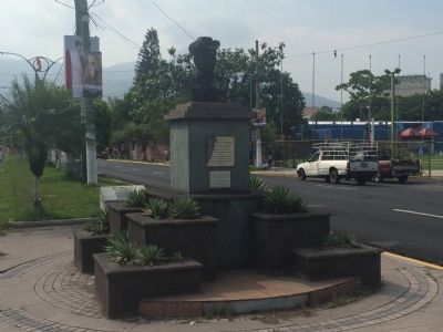 Wide view of General Omar Torrijos Herrera Marker. Click for full size. Wide view of General Omar Torrijos Herrera Marker image. Click for full size.