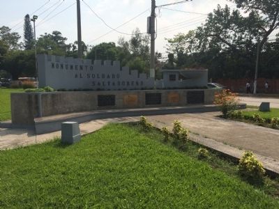Wide view of General Manuel José Arce Marker. Click for full size. Wide view of General Manuel José Arce Marker image. Click for full size.
