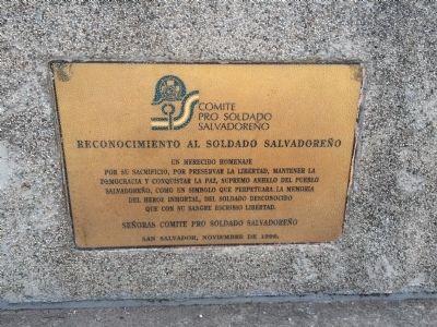 Additional marker on monument. Click for full size. Additional marker on monument image. Click for full size.