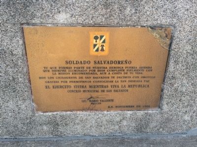 Additional marker on monument. Click for full size. Additional marker on monument image. Click for full size.