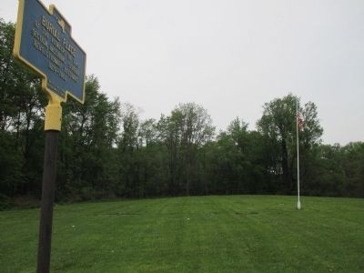 Burial Place & Marker. Click for full size. Burial Place & Marker image. Click for full size.