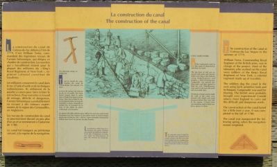 The construction of the canal Marker image. Click for full size.