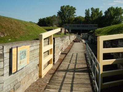 The first lock canal in North America Marker image. Click for full size.