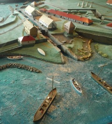 Diorama of the Coteau-du-Lac canal image. Click for full size.