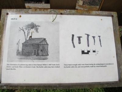 The Keifer Cabin Site Marker image. Click for full size.