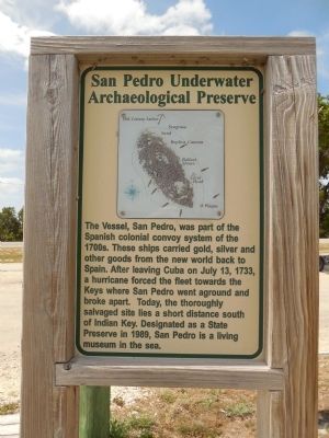 San Pedro Underwater Archaeological Preserve image. Click for full size.