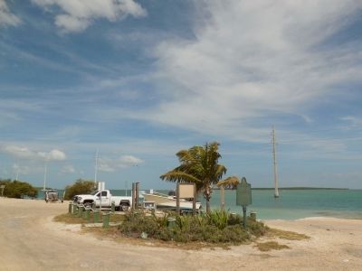 Lignumvitae Key in distance image. Click for full size.