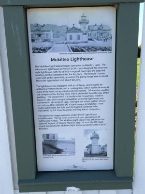 Mukilteo Light Station Marker image. Click for full size.