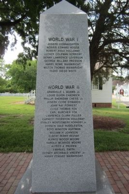 York County War Monument Marker (west face) image. Click for full size.