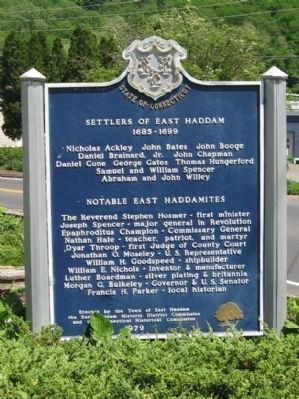 East Haddam Marker image. Click for full size.