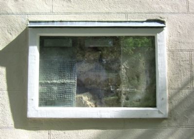 Exhibit (south wall of building) image. Click for full size.