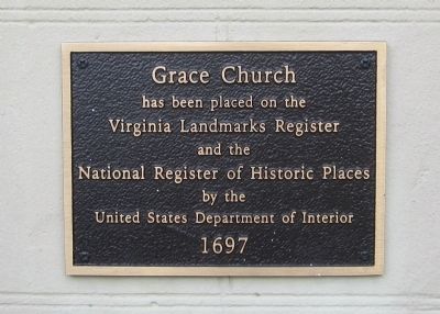 Colonial Grace Plaque image. Click for full size.