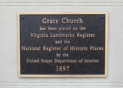 Colonial Grace Plaque image. Click for full size.