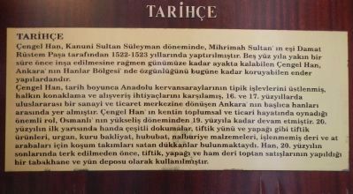 Çengel Han Marker (Turkish). Click for full size. Çengel Han Marker (Turkish) image. Click for full size.
