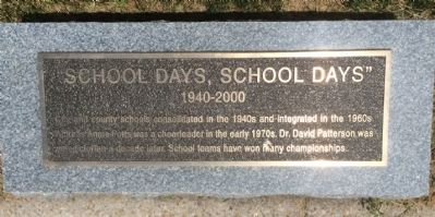 "School Days, School Days" Marker image. Click for full size.