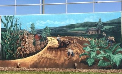 "Bringing in the Sheaves" Mural image. Click for full size.