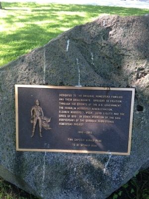 Granger Subsistence Homestead Project Marker image. Click for full size.
