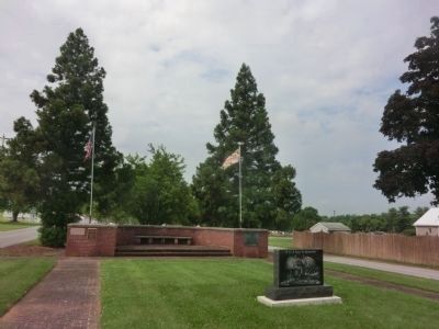 Taneytown Memorial Park Marker-distant shot image. Click for full size.