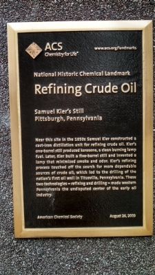 Refining Crude Oil Marker image. Click for full size.