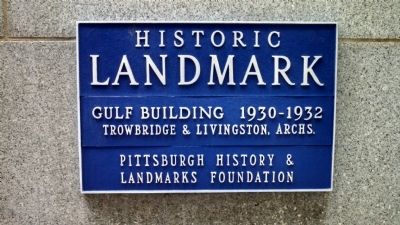 Gulf Building Marker image. Click for full size.