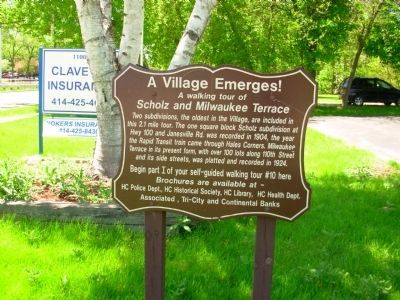A Village Emerges! Marker. Click for full size. A Village Emerges! Marker image. Click for full size.