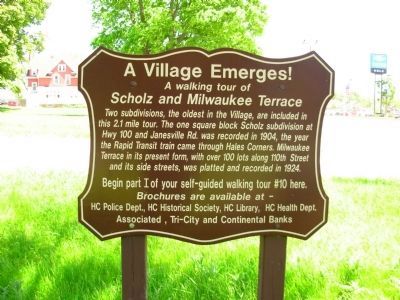 A Village Emerges! Marker. Click for full size. A Village Emerges! Marker image. Click for full size.