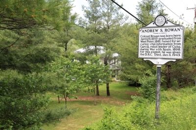 Andrew S. Rowan Marker. Click for full size. Andrew S. Rowan Marker image. Click for full size.