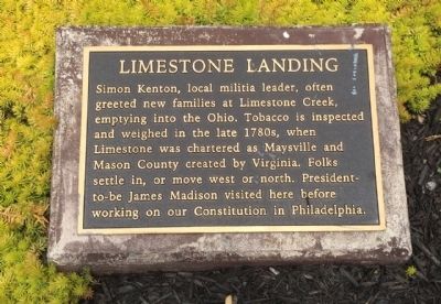 Limestone Landing Marker. Click for full size. Limestone Landing Marker image. Click for full size.