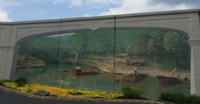 Limestone Landing Mural. Click for full size. Limestone Landing Mural image. Click for full size.
