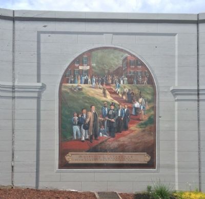 La Fayette's Visit to Maysville Mural image. Click for full size.