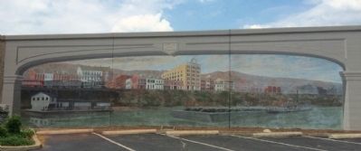 Maysville River Front 1900 Mural image. Click for full size.