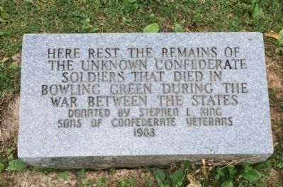 Unknown Confederates Marker. Click for full size. Unknown Confederates Marker image. Click for full size.