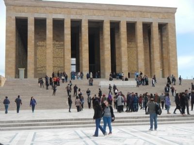 Ataturk's Mausoleum. Click for full size. Ataturk's Mausoleum image. Click for full size.