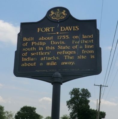 Fort Davis Marker. Click for full size. Fort Davis Marker image. Click for full size.