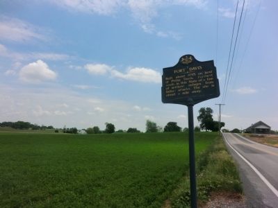 Fort Davis Marker. Click for full size. Fort Davis Marker image. Click for full size.