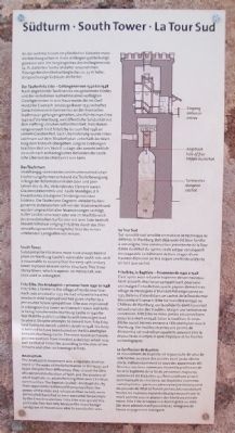 Sdturm  South Tower  La Tour Sud Marker image. Click for full size.