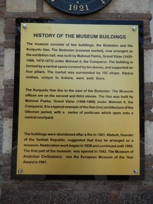 History of the Museum Buildings Marker. Click for full size. History of the Museum Buildings Marker image. Click for full size.