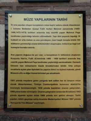 Müze Yapılarının Tarihi Marker. Click for full size. Müze Yapılarının Tarihi Marker image. Click for full size.
