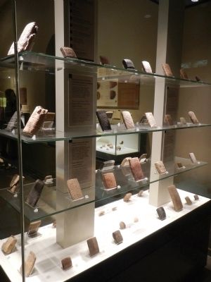 Display of cuneiform tablets. Click for full size. Display of cuneiform tablets image. Click for full size.