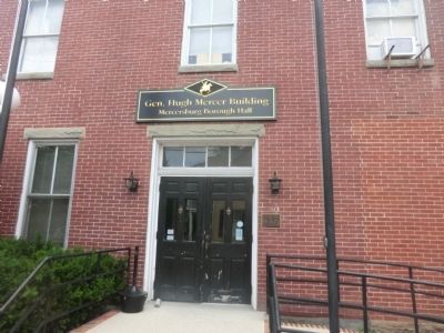 Mercersburg Borough Marker. Click for full size. Mercersburg Borough Marker image. Click for full size.