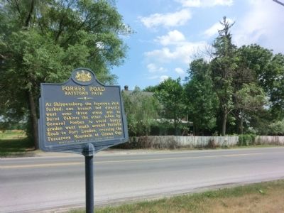 Forbes Road - Raystown Path Marker. Click for full size. Forbes Road - Raystown Path Marker image. Click for full size.