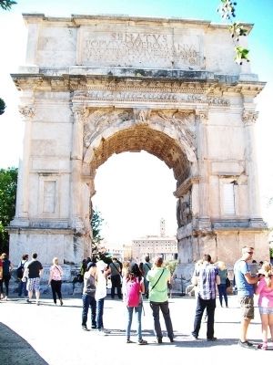 Arch of Titus / Arco di Tito East Facade. Click for full size. Arch of Titus / Arco di Tito East Facade image. Click for full size.
