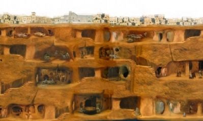 Diorama of Underground City Life image. Click for full size.