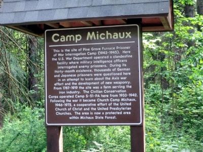 Camp Michaux Marker image. Click for full size.