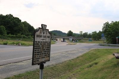 Douthat State Park Marker. Click for full size. Douthat State Park Marker image. Click for full size.