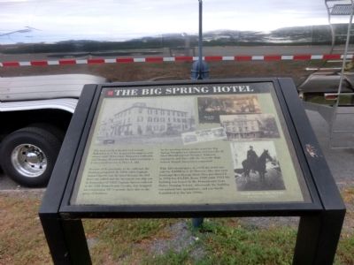 Big Spring Hotel Marker. Click for full size. Big Spring Hotel Marker image. Click for full size.