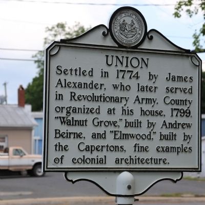 Union Marker. Click for full size. Union Marker image. Click for full size.