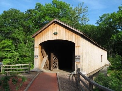 Comstock Covered Bridge image. Click for full size.