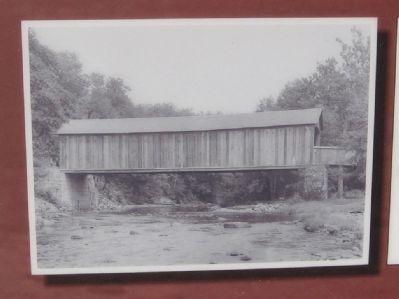 Comstock Covered Bridge Marker image. Click for full size.